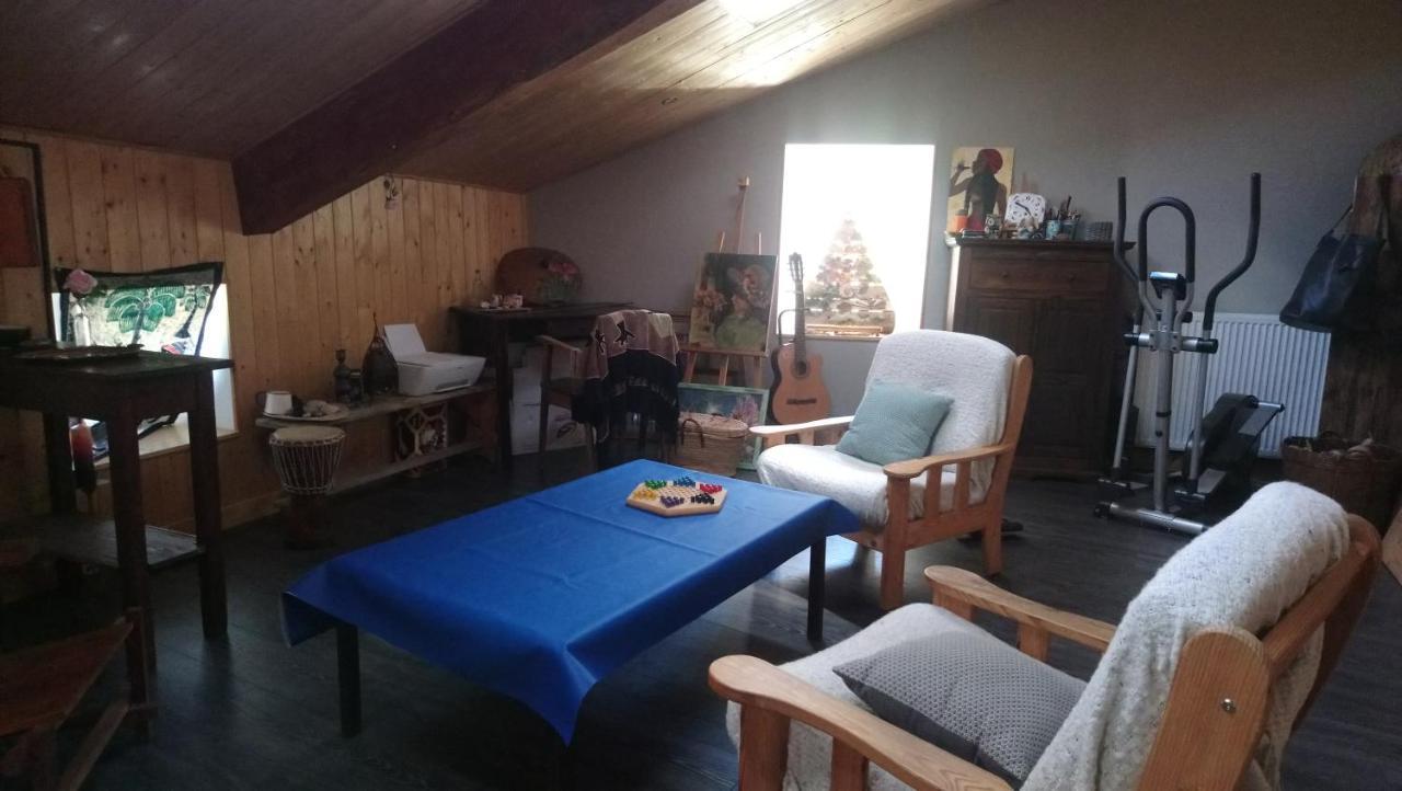Chambre privée chez l'habitant Saint-Julien-Vocance Esterno foto