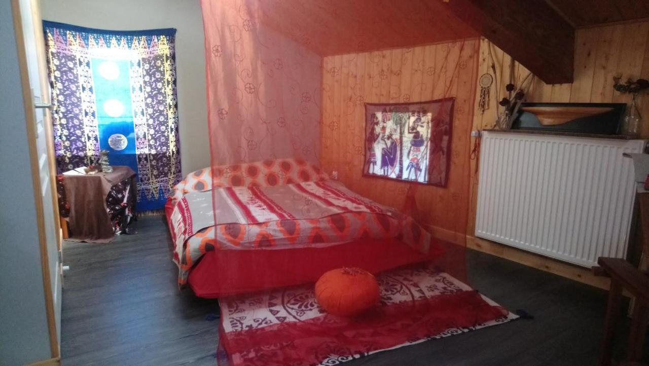 Chambre privée chez l'habitant Saint-Julien-Vocance Esterno foto